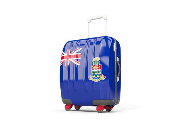 Suitcase with flag. Download flag icon of Cayman Islands at PNG format