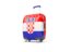 Croatia. Suitcase with flag. Download icon.