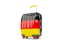 Germany. Suitcase with flag. Download icon.