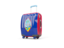 Guam. Suitcase with flag. Download icon.