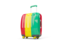 Guinea. Suitcase with flag. Download icon.