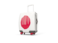 Japan. Suitcase with flag. Download icon.