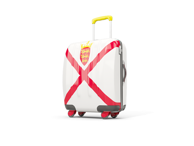 Suitcase with flag. Download flag icon of Jersey at PNG format