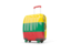 Lithuania. Suitcase with flag. Download icon.