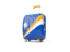 Marshall Islands. Suitcase with flag. Download icon.