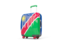 Namibia. Suitcase with flag. Download icon.