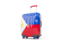Philippines. Suitcase with flag. Download icon.