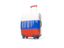 Russia. Suitcase with flag. Download icon.