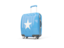 Somalia. Suitcase with flag. Download icon.