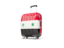 Syria. Suitcase with flag. Download icon.