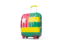Togo. Suitcase with flag. Download icon.