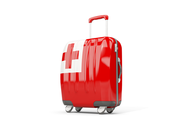 Suitcase with flag. Download flag icon of Tonga at PNG format