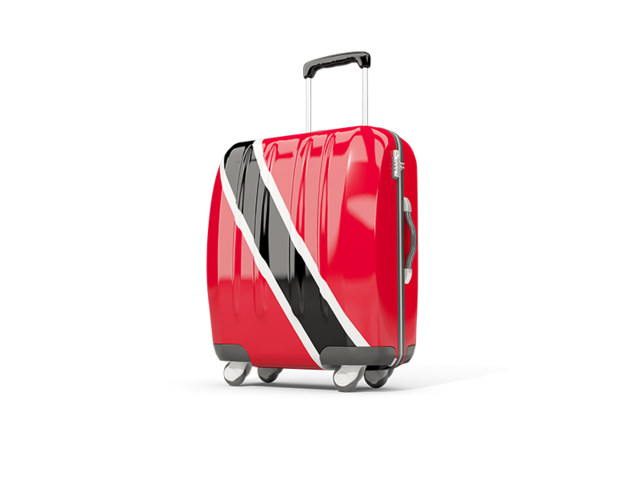 Suitcase with flag. Download flag icon of Trinidad and Tobago at PNG format