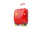 Soviet Union. Suitcase with flag. Download icon.