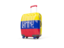 Venezuela. Suitcase with flag. Download icon.