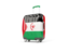 Western Sahara. Suitcase with flag. Download icon.