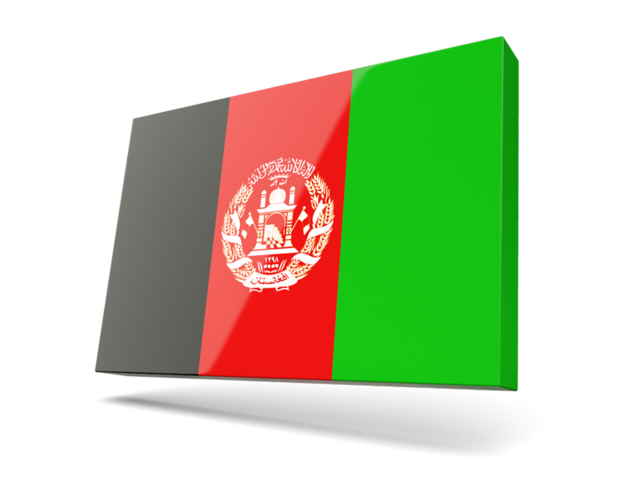 Thin rectangular icon. Download flag icon of Afghanistan at PNG format