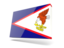 American Samoa. Thin rectangular icon. Download icon.