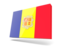 Andorra. Thin rectangular icon. Download icon.