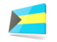 Bahamas. Thin rectangular icon. Download icon.