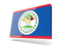 Belize. Thin rectangular icon. Download icon.