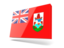 Bermuda. Thin rectangular icon. Download icon.