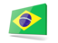 Brazil. Thin rectangular icon. Download icon.