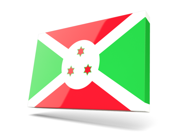 Thin rectangular icon. Download flag icon of Burundi at PNG format