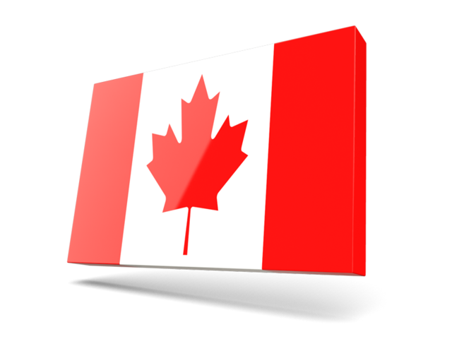 Thin rectangular icon. Download flag icon of Canada at PNG format