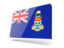 Cayman Islands. Thin rectangular icon. Download icon.