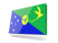 Christmas Island. Thin rectangular icon. Download icon.