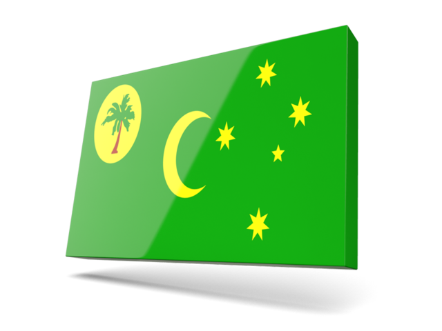 Thin rectangular icon. Download flag icon of Cocos Islands at PNG format