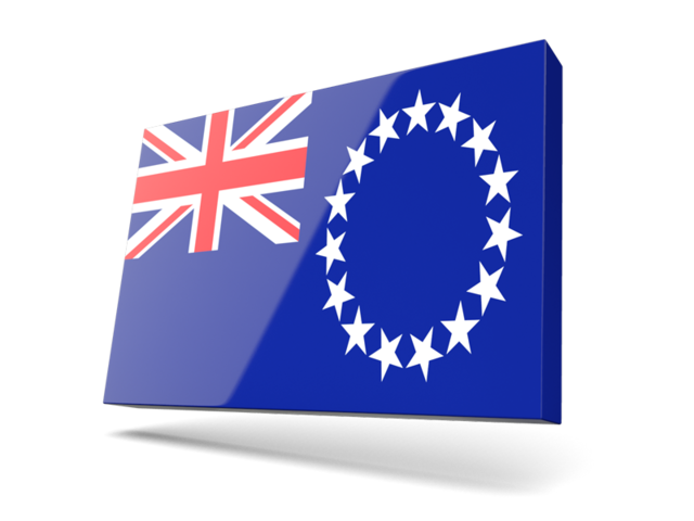 Thin rectangular icon. Download flag icon of Cook Islands at PNG format