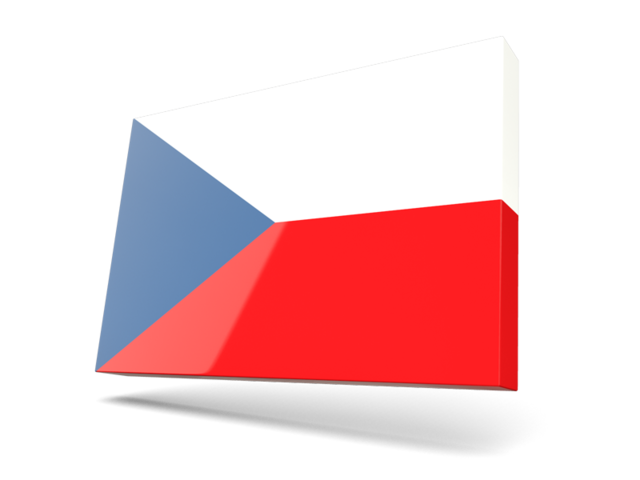 Thin rectangular icon. Download flag icon of Czech Republic at PNG format