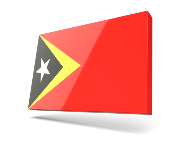 Thin rectangular icon. Download flag icon of East Timor at PNG format