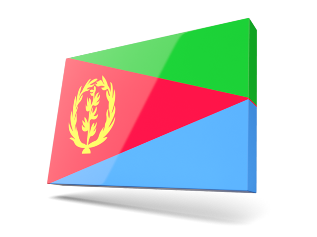 Thin rectangular icon. Download flag icon of Eritrea at PNG format