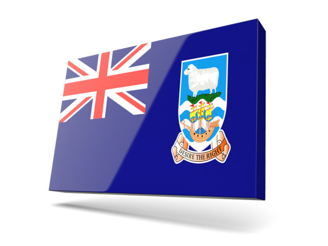 Thin rectangular icon. Download flag icon of Falkland Islands at PNG format