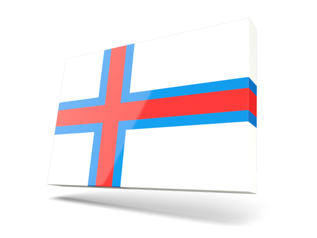 Thin rectangular icon. Download flag icon of Faroe Islands at PNG format