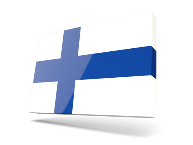 Thin rectangular icon. Download flag icon of Finland at PNG format