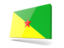French Guiana. Thin rectangular icon. Download icon.