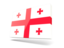 Georgia. Thin rectangular icon. Download icon.