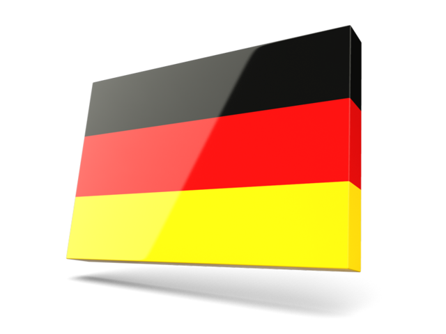 Thin rectangular icon. Download flag icon of Germany at PNG format