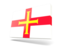 Guernsey. Thin rectangular icon. Download icon.