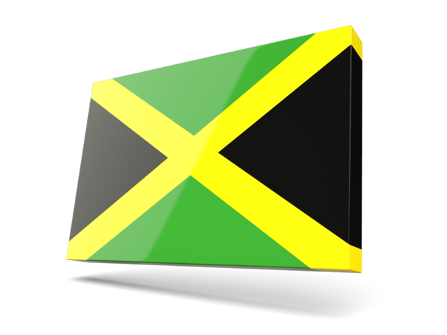 Thin rectangular icon. Download flag icon of Jamaica at PNG format