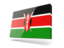 Kenya. Thin rectangular icon. Download icon.