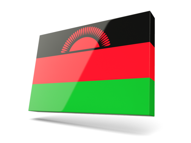 Тонкая прямоугольная иконка. Скачать флаг. Малави