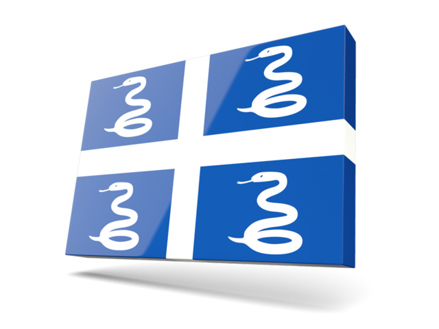 Thin rectangular icon. Download flag icon of Martinique at PNG format