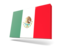 Mexico. Thin rectangular icon. Download icon.