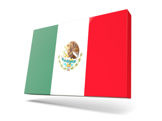 Thin rectangular icon. Download flag icon of Mexico at PNG format