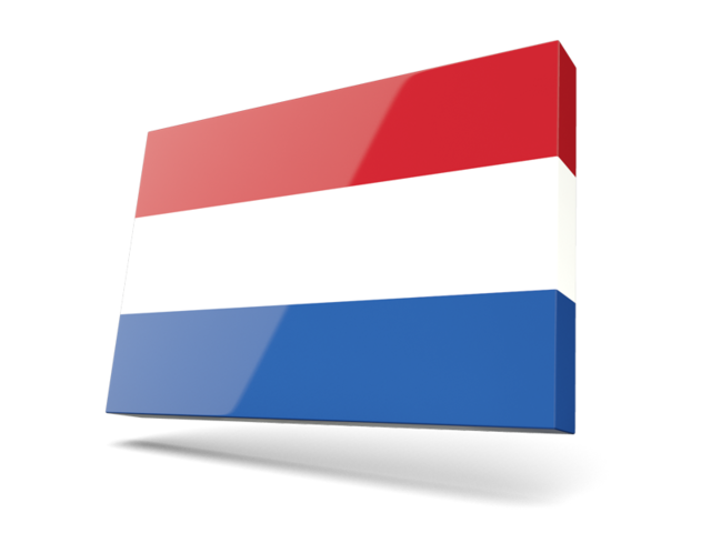 Тонкая прямоугольная иконка. Скачать флаг. Нидерланды